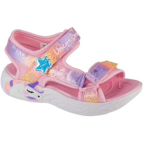 Sapatos Rapariga Sandálias desportivas Skechers Unicorn Dreams - Majestic Bliss Rosa