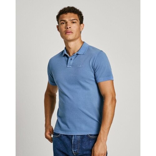Textil Homem T-Shirt mangas curtas Pepe jeans PM542099 NEW OLIVER GD Azul