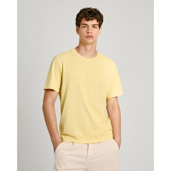 Textil Homem T-Shirt mangas curtas Pepe jeans PM509206 CONNOR Amarelo