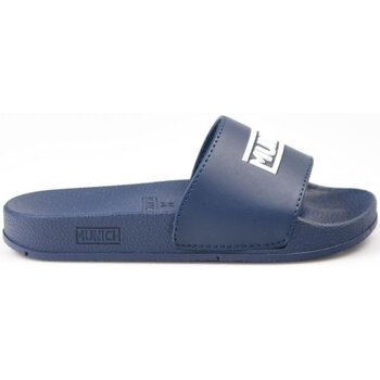 Sapatos Criança Sapatos & Richelieu Munich Chanclas  Flat Slider Kid 01 8838001 Azul Azul