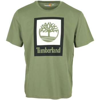 Textil Homem T-Shirt mangas curtas Timberland Colored Short Sleeve Tee Verde