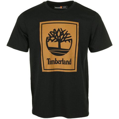 Textil Homem T-Shirt mangas curtas Timberland Short Sleeve Tee Preto