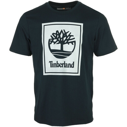Textil Homem T-Shirt mangas curtas Timberland Short Sleeve Tee Azul