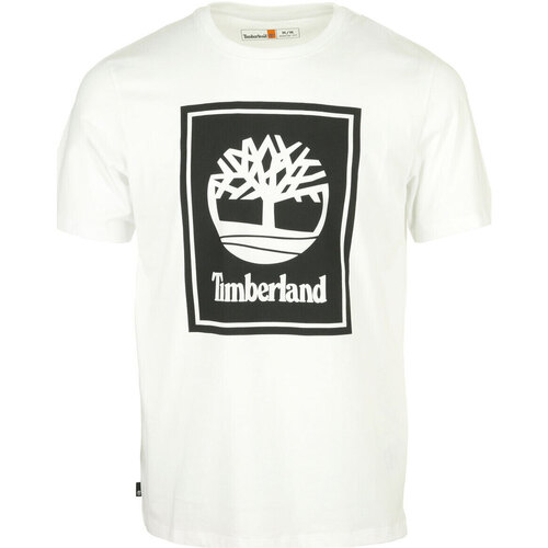 Textil Homem T-Shirt mangas curtas Timberland Short Sleeve Tee Branco