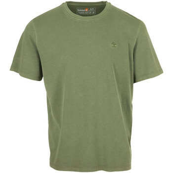 Textil Homem T-Shirt mangas curtas Timberland Garment Dye Short Sleeve Verde