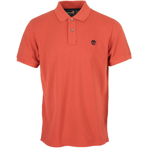 Textil Homem T-shirts e Pólos Timberland Pique Short Sleeve Polo Vermelho