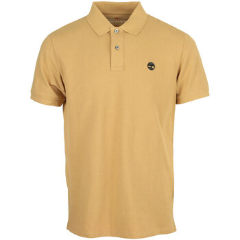 Textil Homem T-shirts e Pólos Timberland Pique Short Sleeve Polo Bege