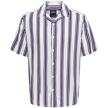 Textil Homem Camisas mangas curtas Primavera / Verão   Azul