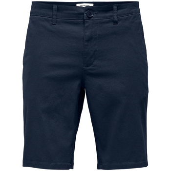 Textil Homem Shorts / Bermudas Primavera / Verão   Azul