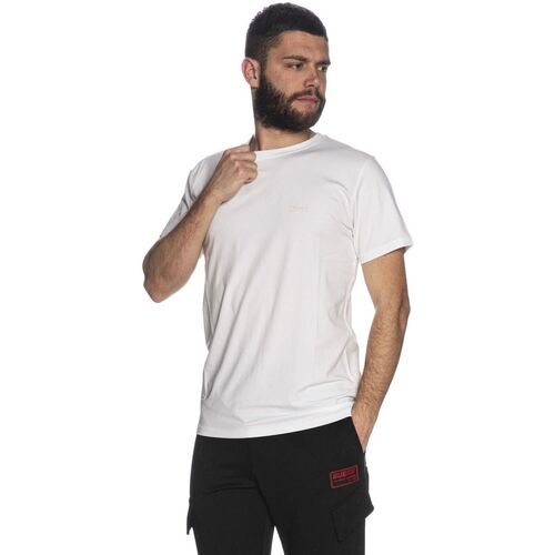 Textil Homem T-shirts e Pólos Guess M4GI70 KC9X0 BASIC PIMA-G011 PURE WHITE Branco