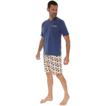 Textil Homem Pijamas / Camisas de dormir Christian Cane HELIODORE Azul
