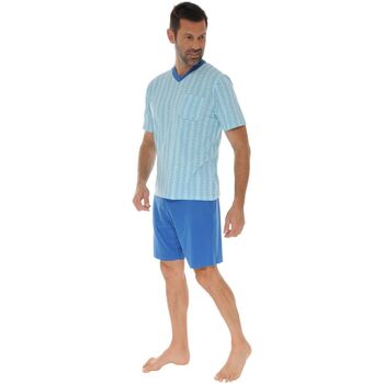 Textil Homem Pijamas / Camisas de dormir Christian Cane HEMELIEN Azul