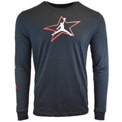 Textil Homem T-Shirt mangas curtas Nike Air Jordan AJ6 Preto