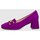 Sapatos Mulher Sapatos & Richelieu Bibi Lou MOCASÍN  VALENCIA MORADO Violeta