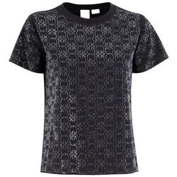 Textil Mulher T-shirts e Pólos Pinko QUENTIN 100535 A1OS-Z99 Preto