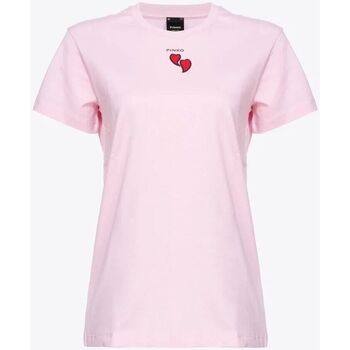 Textil Mulher T-shirts e Pólos Pinko TRAPANI 100789 A1P8-N78 Rosa