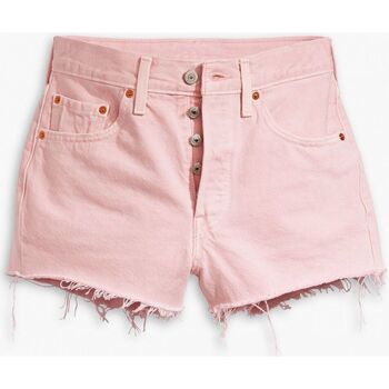 Textil Mulher Shorts / Bermudas Levi's 56327 0398 - 501 SHORTS-CHALK PNK Rosa