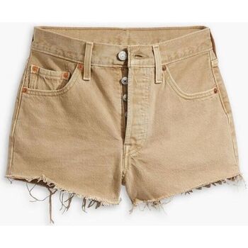 Textil Mulher Shorts / Bermudas Levi's 56327 0399 - 501 SHORTS-DUSTY SAFARI Bege