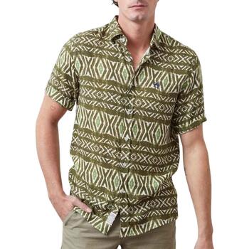 Textil Homem Camisas mangas comprida Altonadock  Verde