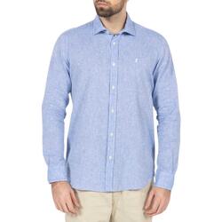 Textil Homem Camisas mangas comprida Elpulpo  Azul