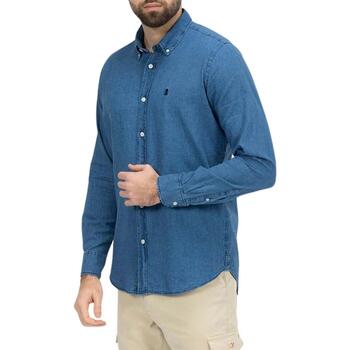 Textil Homem Camisas mangas comprida Elpulpo  Azul