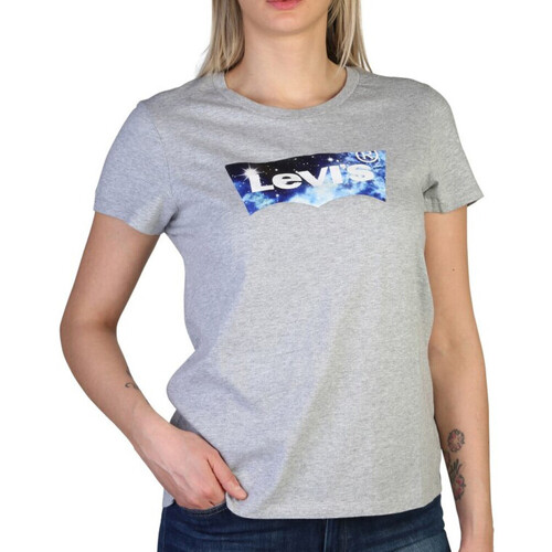 Textil Mulher T-shirts e Pólos Levi's  Azul