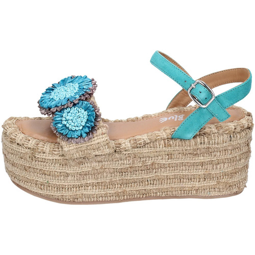 Sapatos Mulher Sandálias Coral Blue EX328 Azul