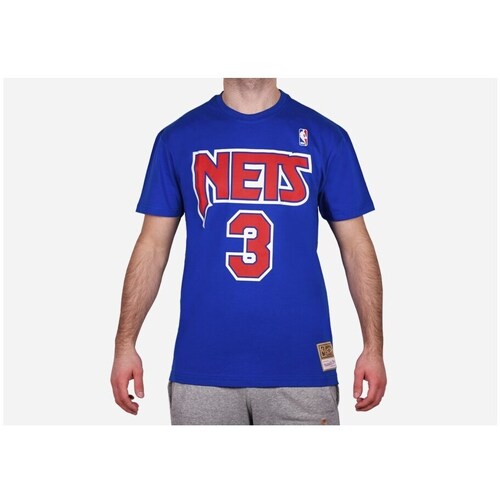 Textil Homem T-Shirt mangas curtas Mitchell And Ness BNN3CW19045NJNROYA92DPE Azul
