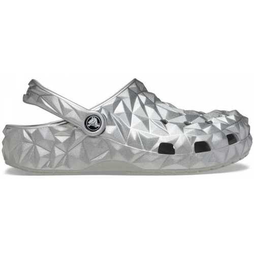 Sapatos Mulher Sandálias Crocs Cls metallic geometric clog Prata