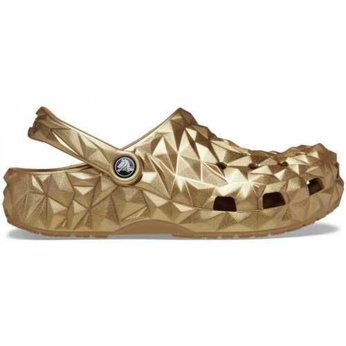 Sapatos Mulher Sandálias Crocs Cls metallic geometric clog Ouro