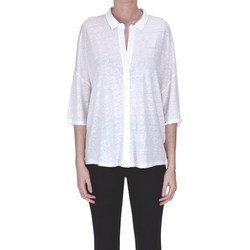 Textil Mulher camisas Majestic Filatures TPC00003131AE Branco