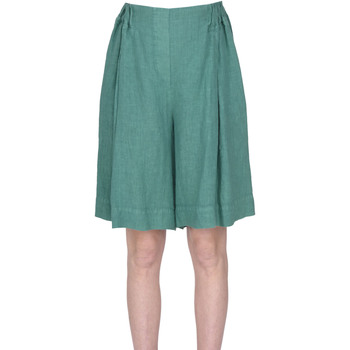 Textil Mulher Shorts / Bermudas Anneclaire PNH00003065AE Verde