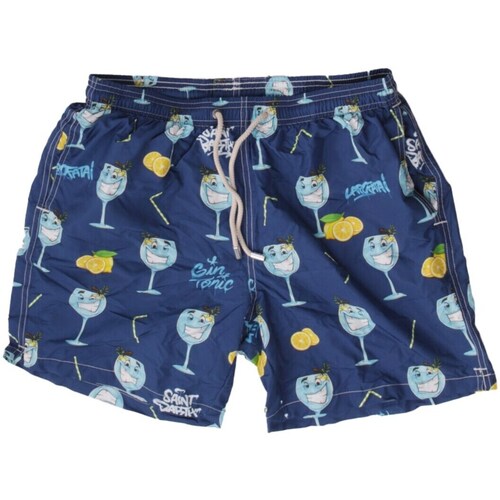 Textil Homem Shorts / Bermudas por correio eletrónico : at LIG0001 Azul