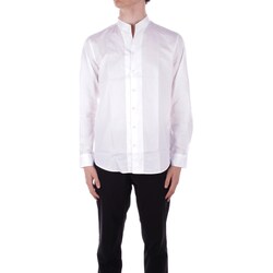 Textil Homem Camisas mangas comprida Emporio Jeans armani E31CM3 011F1 Branco