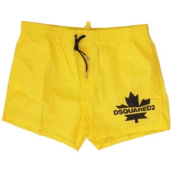 Testar Homem Shorts / Bermudas Dsquared D7B5F5600 Amarelo