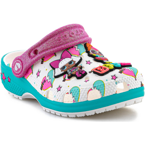 Sapatos Rapariga Sandálias Crocs Lol Surprise Bff Classic Clog Toddler 209472-100 Multicolor