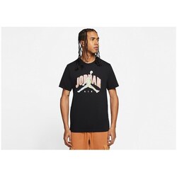 Textil Homem T-Shirt mangas curtas Nike Air Jordan Preto
