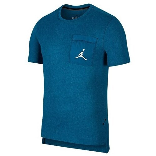 Textil Homem T-Shirt mangas curtas Nike Air Jordan 23 Azul