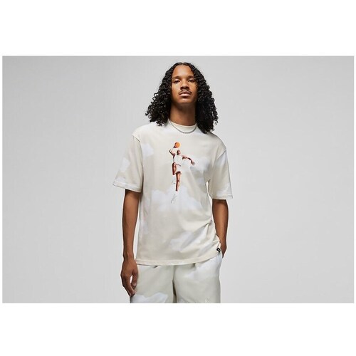 Textil Homem T-Shirt mangas curtas Nike Air Jordan Essential Statement 85 Bege