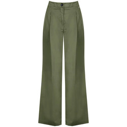 Textil Mulher Calças finas / Sarouels Rinascimento CFC0119499003 Verde Militar