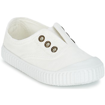Sapatos Criança Sapatilhas Victoria INGLESA LONA TINTADA Branco