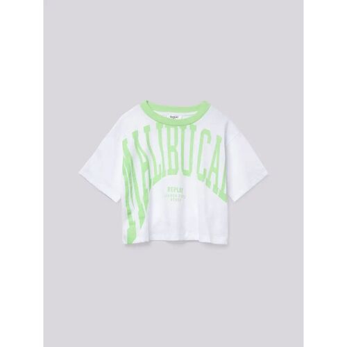 Textil Rapariga T-shirts e Pólos Replay SG7515.051.2660-001 Branco