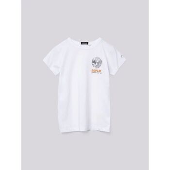 Textil Rapaz T-shirts e Pólos Replay SB7360.055.2660-001 Branco