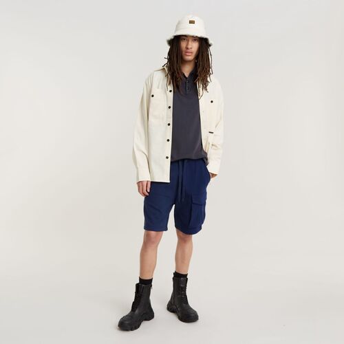 G-Star Raw D24704-D562 ONE POCKET SWEAT SHORTS-1305 IMPERIAL BLUE Azul