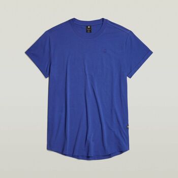 Textil Homem T-shirts e Pólos G-Star Raw D16396 B353 LASH-1474  RADAR BLUE Azul