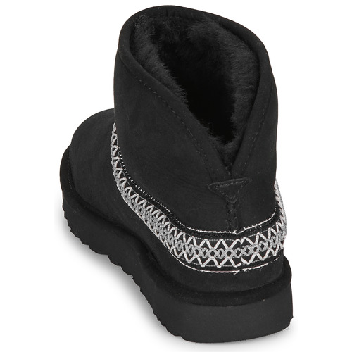 UGG CLASSIC MINI CRESCENT Preto