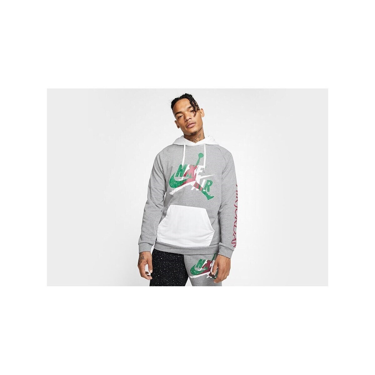 Textil Homem Sweats Nike Air Jordan Jumpman Classics Cinza