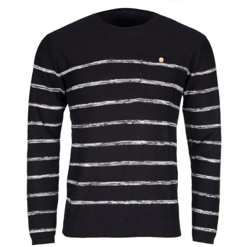Textil Homem Sweats Blend Of America PULLOVER STRIPES Azul