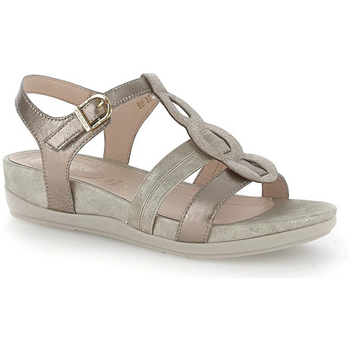 Stonefly EVE 31 S. LAMINATED/LAMINATED LTH 220840 TAUPE Cinza