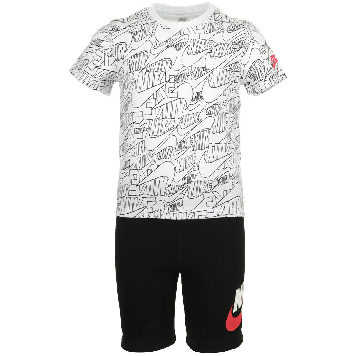 Textil Criança Todos os fatos de treino Nike Nsw Read Aop Short Preto